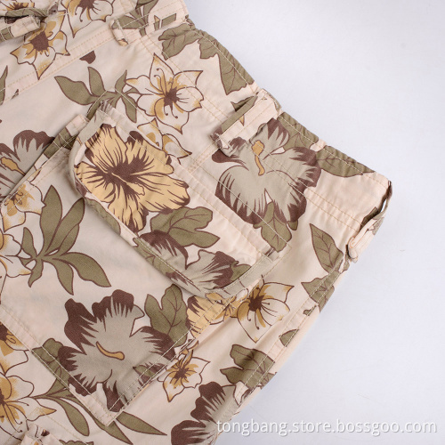 Custom Camouflage Printed Men's Cargo Shorts